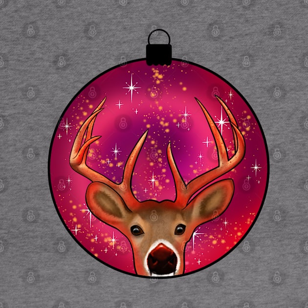 Rudolph Xmas Ball by cariespositodesign